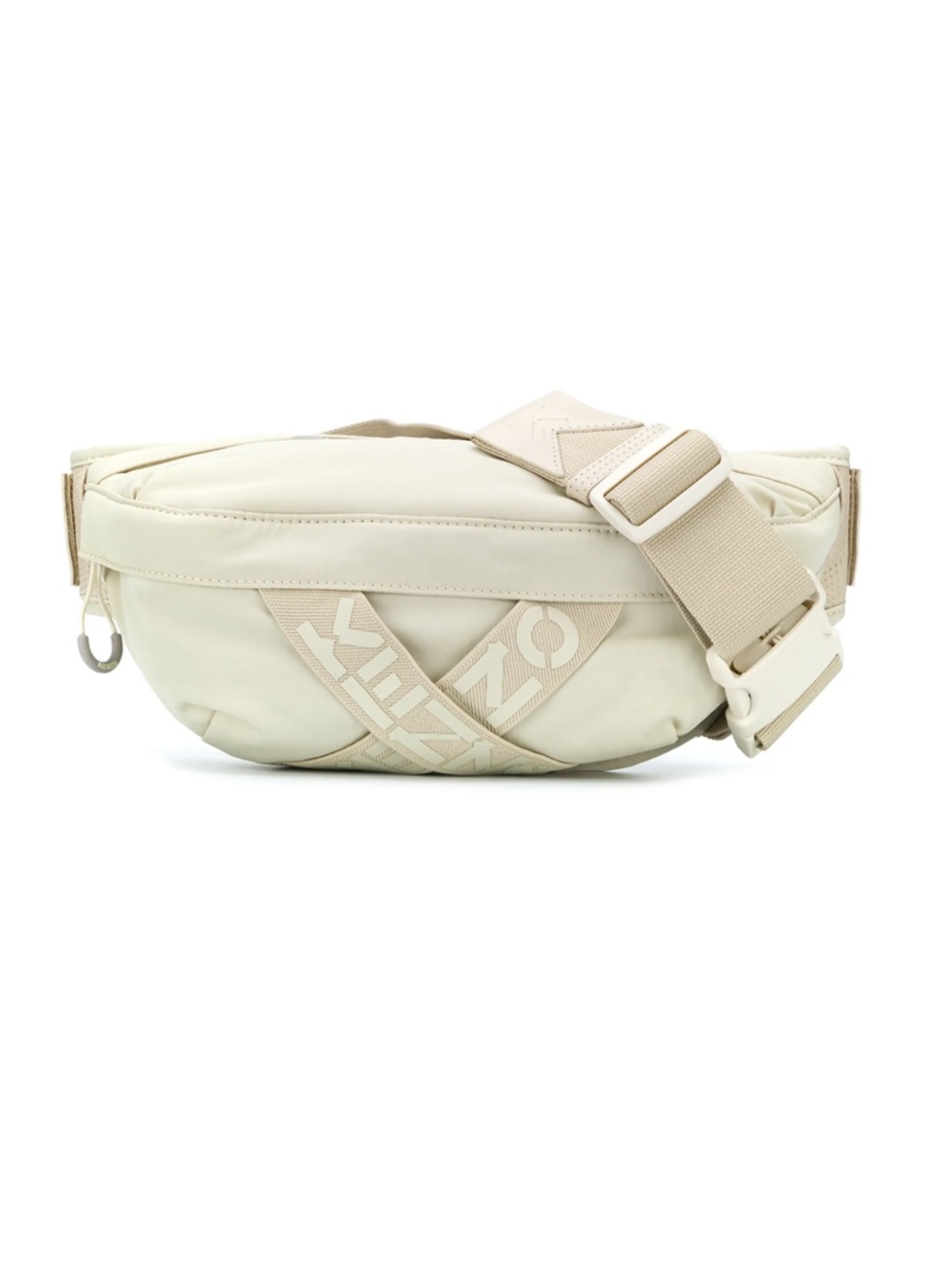 Kenzo Cream Logo-Strip Strap Belt Bag